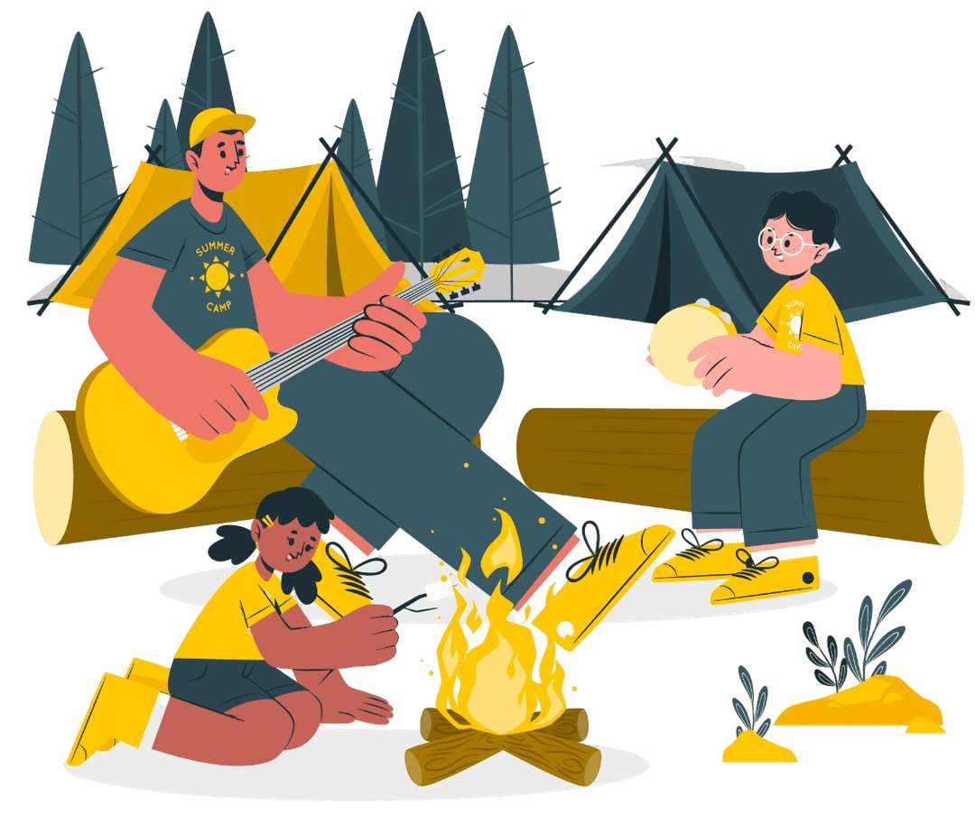 camp illustration